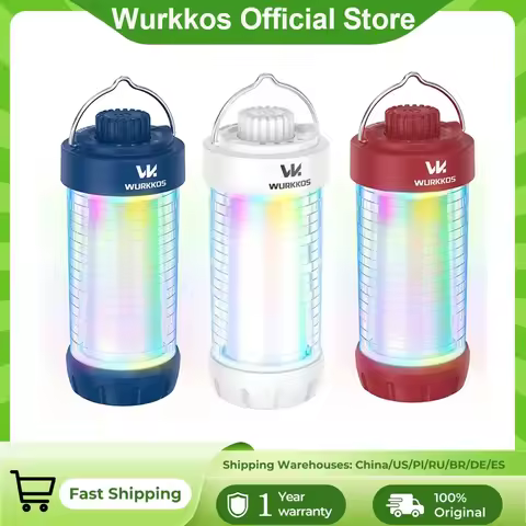 Wurkkos CL01 550LM RGB 550LM Rechargeable LED Flashlig Camping Lantern Power Bank Magnetic Work Ligh