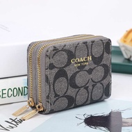 C8195 Coach Double Zipper Wallet Fashion For Women .