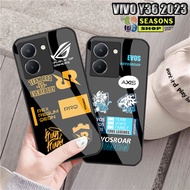 Softcase glass Case Vivo Y36 - Latest Vivo Y36 2023 Softcase - Vivo Y36 Glass Softcase - Vivo Y36 Gl