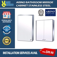 Arino Stainless Steel Mirror Cabinet Bathroom Cabinet AR201 AR202 AR203 AR205 Toilet Accessories