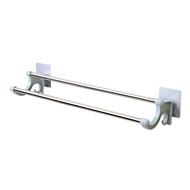 Towel Rack Punch-Free Suction Cup Bathroom Towel Rack Bathroom Kitchen Rag Rack Towel Hook Towel Rod