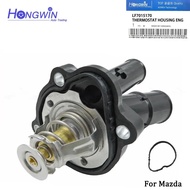 Genuine No: LF70-15-170 LF7015170 Engine Thermostat Cover Coolant Thermostat Assembly Water Outlet F