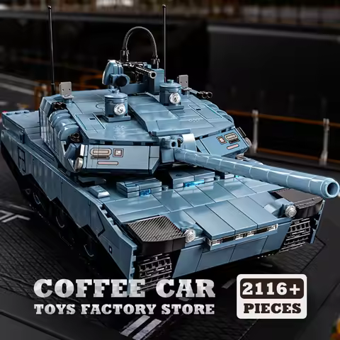 Main Battle Tank T-14 Building Bricks KF51 Heavy Armored Cars MOC Blocks Toys WW2 Military Panzer Mo