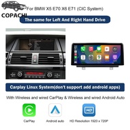 1Pc LHD 10.25'' Android Auto CarPlay Car TouchScreen For BMW X5 E70 X6 E71 CIC 2011-2013 Car Interio