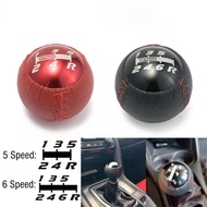 JDM Style Leather Car Gear Shift Knob M10x1.5 for Honda CRZ Type R Civic FA5 FG2 S 6/5 Speed