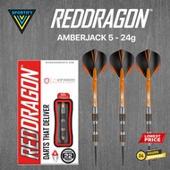 Red Dragon Darts Amberjack 5 90% Tungsten Steeltip - 22g/24g