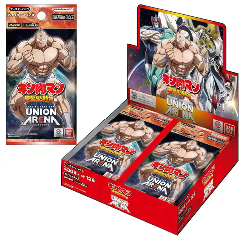 New BANDAI Union Arena Card Booster Pack Kinnikuman Muscle Men UA39BT Japanese Collection Card