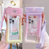 Cute Little Cat Waterproof Case Phone Case Ocean Pack Waterproof Bag With Neck Strap