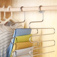 ??Pants Trousers Hanging Clothes Hanger Layers Clothing Storage Space Saver Neat