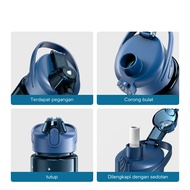 【20%off voucher】ecentio botol minum 1 liter Disney Micky Bottle olahraga BPA free Anak