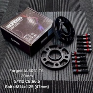 Wheel Spacer 20mm 5/112 CB:66.5 Bolts:M14x1.25 - Bonoss Spacer Kit