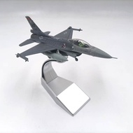 1/100 F16C Jet Fighter Simulation Alloy Military Airplane Airplane Model Static Ornaments Finished P