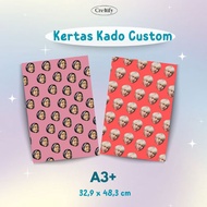 Custom gift wrapping paper by cre4tify