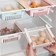 Kitchen FREEZER FRIDGE ADJUSTABLE Storage Rack FRIDGE Drawer(READY STOCK)