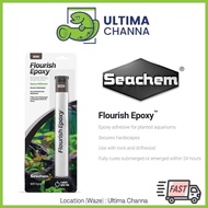 [1st in Malaysia] Seachem Flourish Epoxy 114g for aquarium hardscape rocks &amp; driftwood safe for aquatic plants