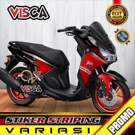 TERBARU Stiker Striping Yamaha Lexi 155 Variasi CORSE DUCATI