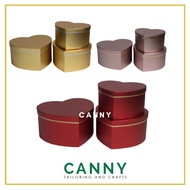 LOVE SHAPE CHROME GIFT BOX / BOUQUET BOX / SURPRISE BOX (W7503)