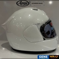 ARAI Quantic Diamond White Glass White Sport Touring Full Face Helmet 100% Original From Authorized Dealer