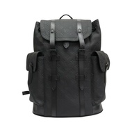 黑色 壓花牛皮 Christopher PM 後背包【LOUIS VUITTON LV 路易威登】 M20899