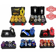 [Ready Stock] 8pcs Gyro Set Beyblade Burst With Launcher Portable Storage Box Kids Gift