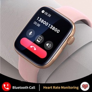 Smart Watch Waterproof Bluetooth Call Sports Watch for Men Women Full Touch Screen Heart Rate Fitness Tracker Blood Pressure Digital Watch for Android IOS
