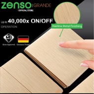 [SIRIM][Ready Stock]ZENSO Switch - Grande Gold Series Switches & Sockets #Suiz Suis Rumah Lampu Plug