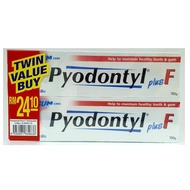 Pyodontyl Plus F Toothpaste (2X100g) 📅EXP: 02/2024