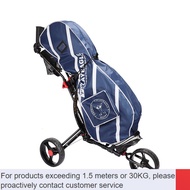 ZHY/NEW🉑Golf Three-Wheel Ball Bag Trolley Foldable Trolley With Umbrella Stand Water Bottle Cage golf trolley N2MQ