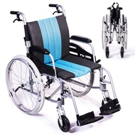Hi-Fortune Lightweight Wheelchair 21lbs Self-propelled Chair with Travel Bag and Cushion, Portable 1