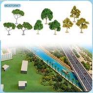 [mojotorw7] 3x Landscape Miniature Tree Miniature Trees Model Trees for Fairy Garden Decor