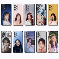 Soft black phone case for Samsung A50 A50S A52 A52S A53 A54 A55 A70 A71 A72 IU Fashion printed phone