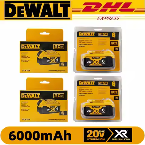 🐙Original DeWalt 6Ah/2Ah 20V battery🔋 replaceable DCB184 DCB200 DCF892 DCF845 DCF850 DCF911 DCD800 D