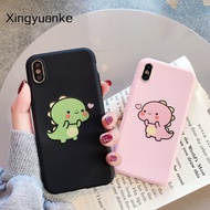 Cute Dinosaur Silicone Slim Cover For Xiaomi Mi 11 Lite 6X 8 Note 10 Lite 9 SE 9T 10 10T Pro 10i 11i A2 A3 Lite Play Case