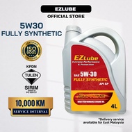 EZLUBE 5W30 4L Fully Synthetic SP Engine Oil Minyak Hitam Kereta Minyak Enjin Kereta Perodua Proton