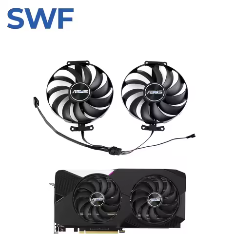 95MM T129215SU Cooling Fan For ASUS Dual GeForce RTX 3060 3070 Ti V2 OC Edition 8GB Video Card Fan F