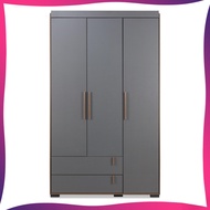 Bella 3 Door Wardrobe / Swing Door Cabinet / Cloth Storage Cabinet / Almari Kayu / Almari Baju L1200MM X W500MM X H2000M
