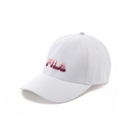FILA 時尚漸層棒球帽-白色 HTY-1001-WT