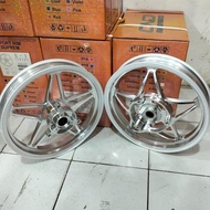 Original DELKEVIC X1 BINTANG NMAX OLD RIMS SIZE 185/215-14 CHROME