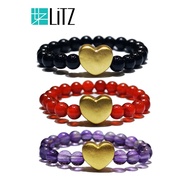 LITZ 999 (24K) Gold Love Ring EPC0893-R <0.14g+/->