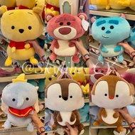 🎡香港迪士尼 小熊維尼/ 勞蘇 熊抱哥 lotso/ 毛怪 毛毛/ 小飛象 / Chip and Dale 奇奇 蒂蒂 12吋 娃娃 公仔