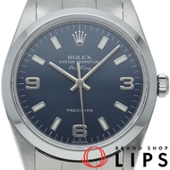 Rolex Air-King 14000M(F) Stainless Steel Men's Watch, Blue, Polished, 2004 Model, Excellent Conditio