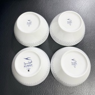 Second-Hand Kuwait Airways Pattern Cup Premium Ceramic (Set Of 4) Rare Airline Collectibles