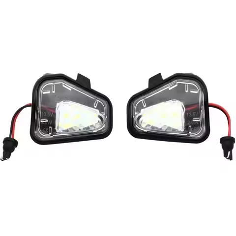 Side Mirror Light 2PCS LED Puddle Light Bulb Under for B7 Alltrack Variant 3C B7 EOS CC Scirocco