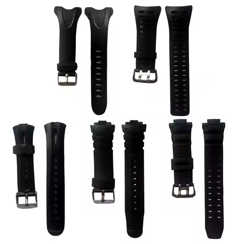 Gosear Plastic Wristband Adjustable Replacement Watch Strap Band for Skmei 1025 1251 1068 1560 Sport
