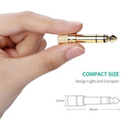 UGREEN 3.5mm to 6.35mm Stereo Aux Jack Headphone Adapter, Gold-Plated 3.5mm 1/8 inch To 6.35mm 1/4 i