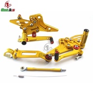 Arashi CNC Aluminum Alloy Motorcycle footrest footpeg pedal foot peg Rearset Rearsets For KAWASAKI Z