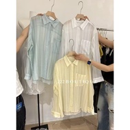 HQ elborn silk plaid shirt D457