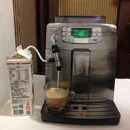 【 1 全自動咖啡機 】Philips Saeco Intelia 飛利浦 義式咖啡機 面板不鏽鋼 加贈 進口打奶泡噴頭