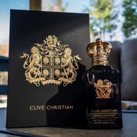 Clive Christian Mens Perfume 50ml Long Lasting Amberwood Fresh Fragrance Jasmine Rose Sandalwood Amb