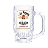 【威士忌】Jim Beam Kentucky Bourbon Whisky  Highball Glass Jar 380ml 威士忌酒杯 日本制 Made in Japan